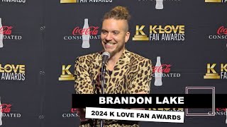 Brandon Lake Talks Relationship with KB Touring Praise Success amp More [upl. by Annhej]