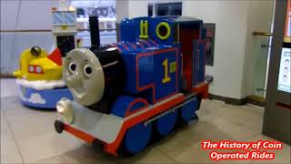 1990s RG Mitchell Coin Operated Steam Engine Kiddie Ride  Thomas the Tank Engine [upl. by Einahets]