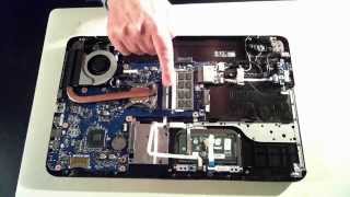 Toshiba Satellite C850 Teardown [upl. by Watkin]