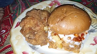 zinger burger and broast  zinger recipe  broast recipe My food secrets pk [upl. by Hilton]