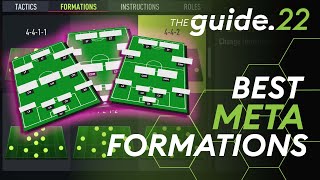 The BEST Formations After First Patch  FIFA 22 Formation Guide [upl. by Noimad361]