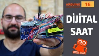 Arduino Dijital Saat Yapımı RTCSaat Modülü Kullanımı [upl. by Clovah]