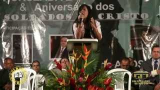 Cantora Eveny Braga  Ele me viu  no 5º Aniversário dos Soldados de Cristo [upl. by Salene]