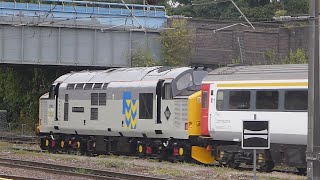 Class 37 37901 leaves Peterborough 24724 [upl. by Espy]