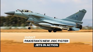 Pakistans newly inducted J10c Fighter jets in action  Imran Khan  InShort [upl. by Eastlake]