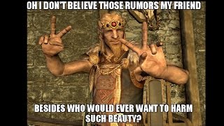 Skyrim Unused Dialogue Almost Every NPC Has [upl. by Ecertal]