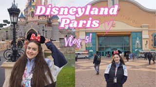 OUR LAST DAY IN DISNEYLAND PARIS❄️⛄️ Disneyland Paris Vlog 5🐭✨ [upl. by Narahs]