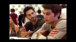 Interview with Tyler Hoechlin and Dylan OBrien at SDCC2013 [upl. by Aneerb]