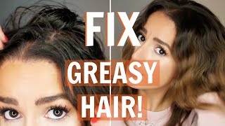 Make GREASYFINE Hair Look FULLCLEAN [upl. by Enived771]