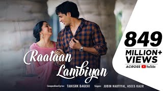 Raataan Lambiyan Song  Shershaah  Sidharth Kiara  Tanishk B  Jubin Nautiyal  2024 [upl. by Mellar]