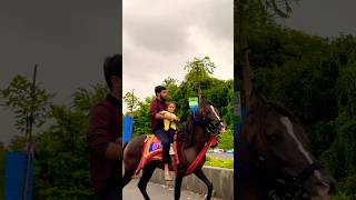 Dhruhi Horse Riding  horse horses ghoda horseriding horselover ytvideo shortsfeed [upl. by Edaw614]