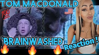 First Time Listening To Tom MacDonald “Brainwashed”  Reaction [upl. by Lanie798]