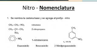 Unidad 2 Aminas Nitrilos y Nitro [upl. by Nodrog42]