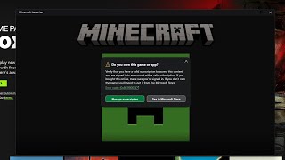 Minecraft FIX Do you own this game or app PC [upl. by Neuberger]