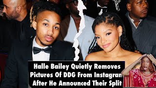 HALLE BAILEY AND DDG BREAK UP FR hallebailey ddg cardibandoffset [upl. by Anihsat]