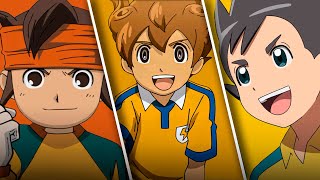 TODOS LOS OPENINGS del ANIME de INAZUMA ELEVEN 4K [upl. by Loggia]