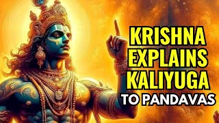 Krishna Explains Kaliyuga To Pandavas [upl. by Nylimaj]