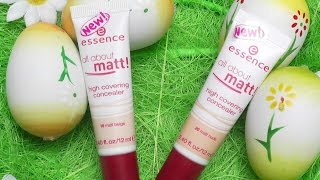 Getestet  Essence all about Matt high covering CONCEALER [upl. by Yesrod]