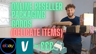 online business packing goods as a online reseller [upl. by Myrtia553]