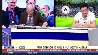 UDINESE MILAN 23 TELECRONACA TIZIANO CRUDELI MATTEO MOSCONI [upl. by Hovey]