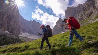 Hiking the Alta Via 2 through the Dolomites [upl. by Juanita157]