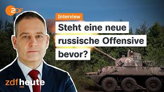 Russische Armee rückt in der Ukraine vor  Militärexperte Gressel warnt vor Trump  ZDFheute live [upl. by Ise339]