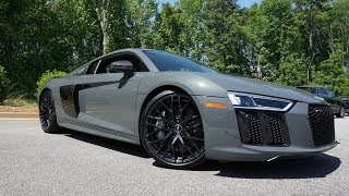 2018 Audi R8 V10 PLUS Start Up Exhaust Test Drive and Review [upl. by Cassandry]