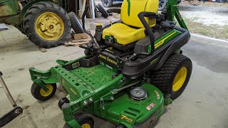 John Deere Z960M Initial Review [upl. by Atterrol148]