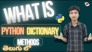 Dictionary methods in python  python tutorials  dictionary methods programmingwithvijay [upl. by Berthe922]