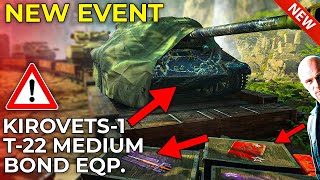 NEW Trading Event for T22 Kirovets1 Bond Equipment and More 🔥  World of Tanks Trading Caravan [upl. by Anne-Marie]