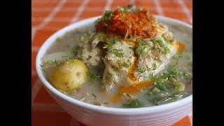 Sopa de cuchuco de trigo con chuleta de pollo [upl. by Ovatsug]