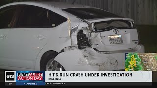 Roseville hitandrun crash under investigation [upl. by Halian743]