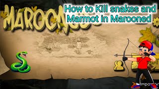 How to Kill Snakes and Marmot in Marooned game  Marooned gameplay  Marooned mountains map [upl. by Dowd101]