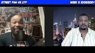 Real Tuff Talk UFL Season 12 Week 5 Street Fam vs UTF [upl. by Berkin]