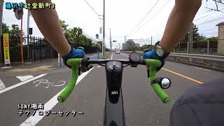 Cannondale System Six Himod 藤沢駅辻堂線経由走行 6月13日（茅ヶ崎市鳥井戸橋→東海道→辻堂駅→JR沿線道路→藤沢駅北口→鎌倉市岡本） [upl. by Llahsram]