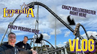 Lech Coaster Awesomeness Legendia VLOG with Coaster Stop [upl. by Gombosi640]