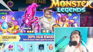 Monster Legends NEW Legends Pass S1  Is It Worth It  NEW Team Race  Brand NEW PvP Mythic [upl. by Sugihara]