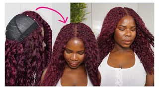 How To Make A 2 by 6 Lace Wig  DIY Wig Making Tutorial  Kinky Hair Wig [upl. by Ner]