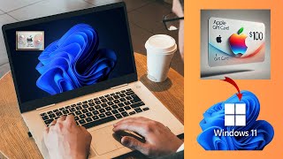 How to Redeem Apple Gift Card on Windows 11 PC [upl. by Boorman]