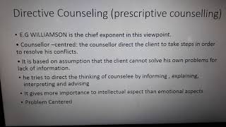 Types of Counselling Part 1 [upl. by Annahavas757]