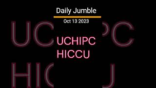 Daily Jumble Oct 13 2023  Jumble Answers for 10132023 [upl. by Sergias178]