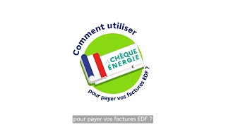 Utiliser son chèque énergie pour payer ses factures EDF en 2 min chrono [upl. by Lipkin]