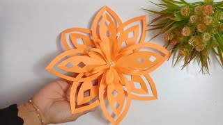 DIY Paper Snowflake ❄️ Christmas Decorations 🎄 Paper Snowflake Tutorial [upl. by Nahsor]