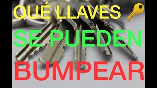 Tipos de llave ¿Cuáles son vulnerables a la técnica del bumping [upl. by Argile633]