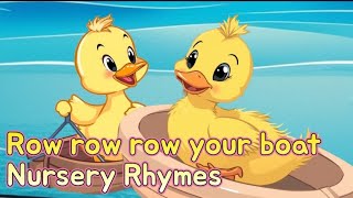 Row row row your boat • Kids rhymes [upl. by Ulah]