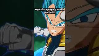 Vegeta has a unique grab with Goku black dragonball dbz dbs [upl. by Phebe105]