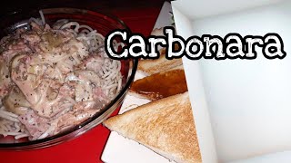 CREAMY CARBONARA RECIPECARBONARA RECIPE PINOY STYLE PANLASANG PINOY [upl. by Anitsej]