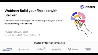 Build your first app with Stacker [upl. by Funk]