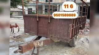 11 6 trolley for sale in Punjab 🔥🔥cheapest price in India automobile tralla [upl. by Shelah]