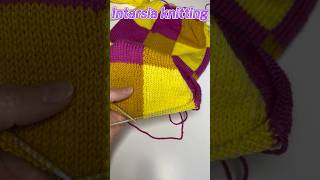 How to knit intarsia with knitting needles [upl. by Einobe222]